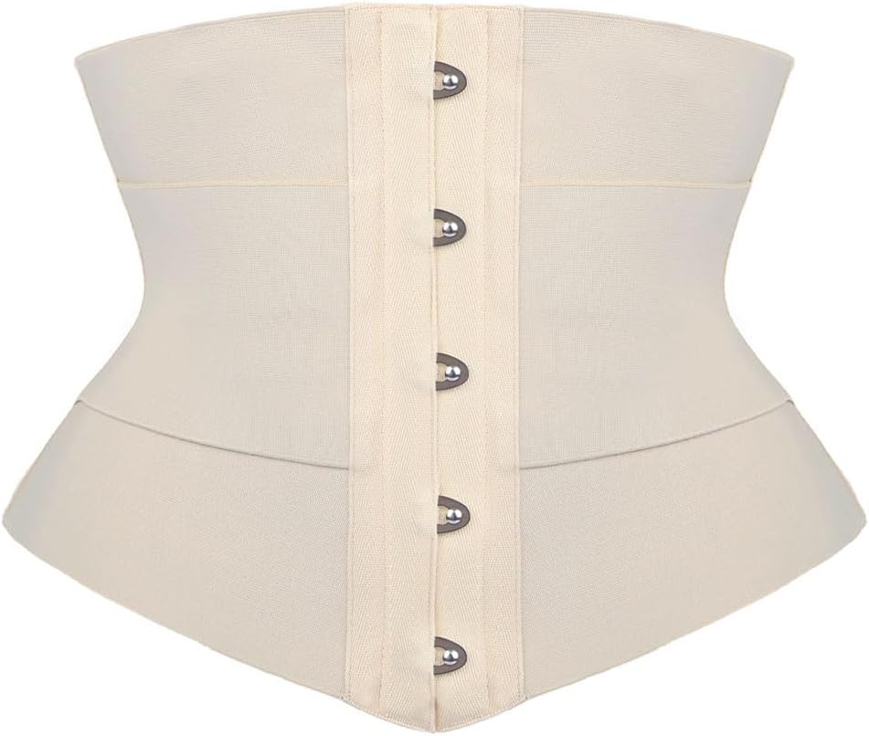 Short Torso Waist Trainer for Women Underbust Corset Girder Hourglass Workout Body Shaper Waist Cincher