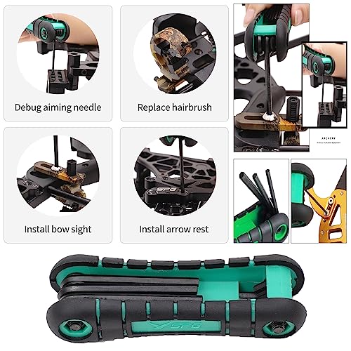 Folding Allen Wrench Set Inch Hex Wrench Tool Allen