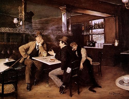 Toile Murale Abstraite Jean Béraud Décoration Salon Tableau Grand Format