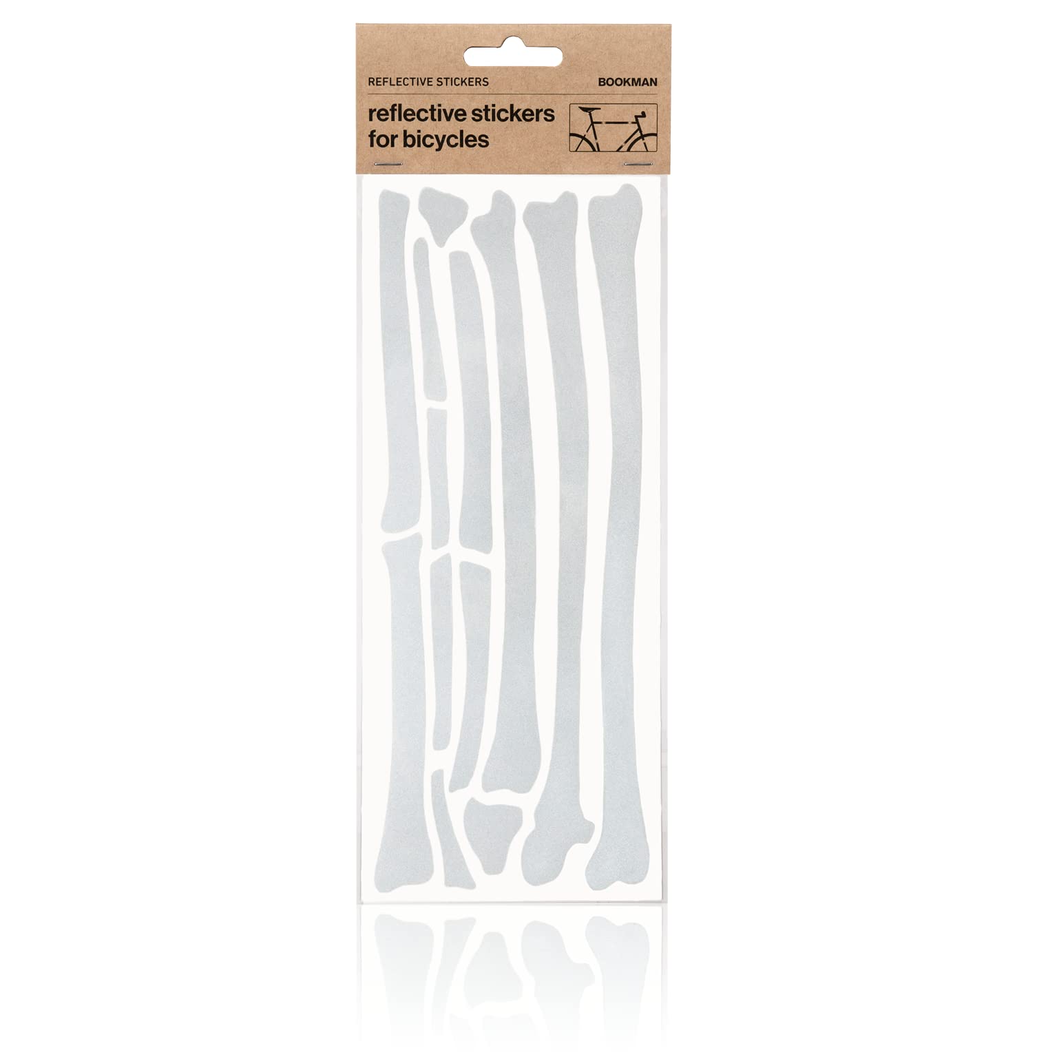 Bookman Urban VisibilityReflective Stickers Bone White
