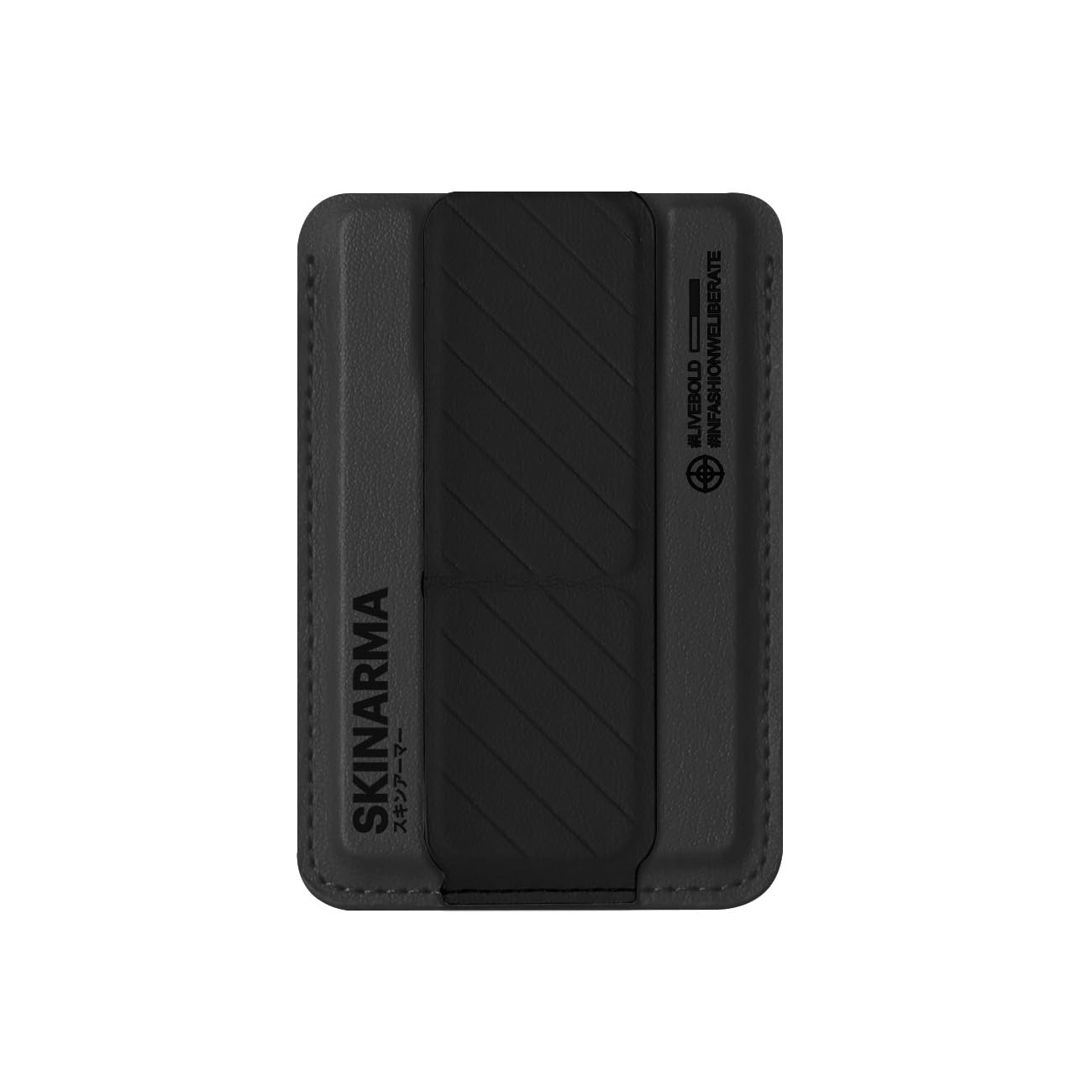 SkinarmaMAG-CHARGE CARD HOLDER WITH GRIP STAND KADO MIDNIGHT