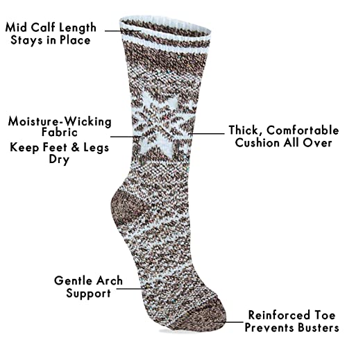 Image of World's Softest Cozy Collection Crew Socks - Smooth Multi Colors Cozy Socks - Knit Top Holiday Spirit Fashion Socks