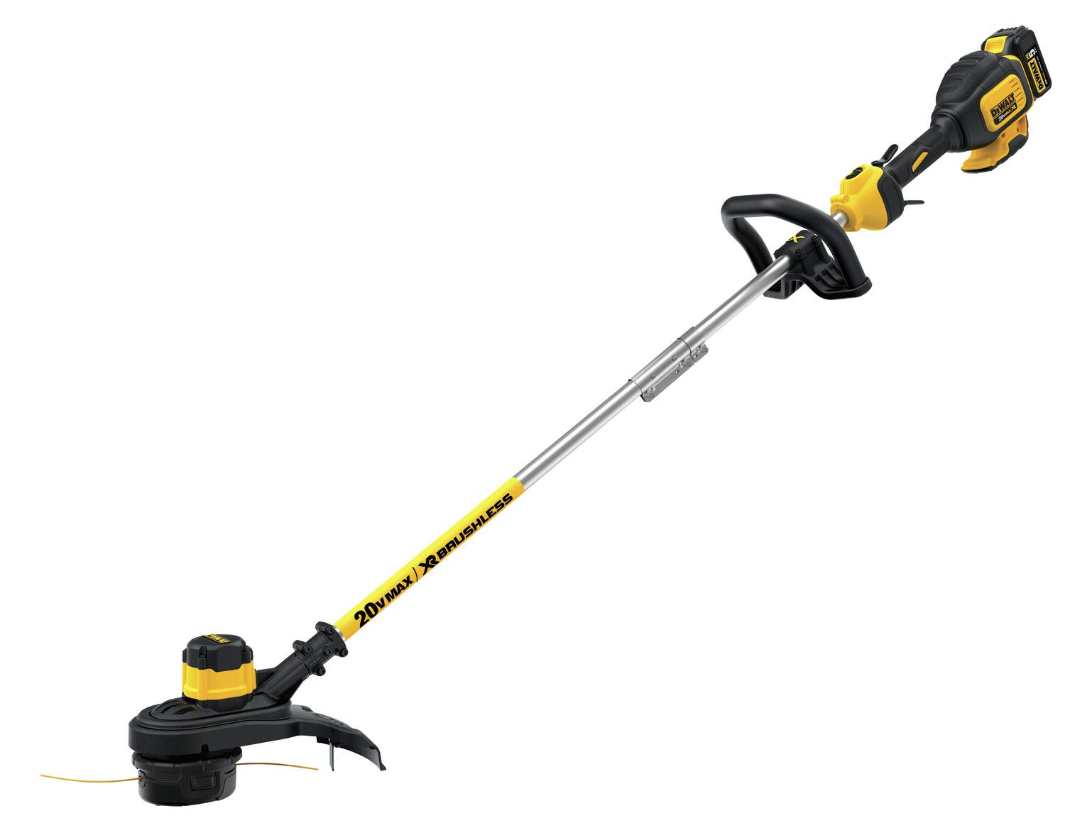 DEWALT DCST920P1 20V MAX 5.0 Ah Lithium Ion XR Brushless String Trimmer