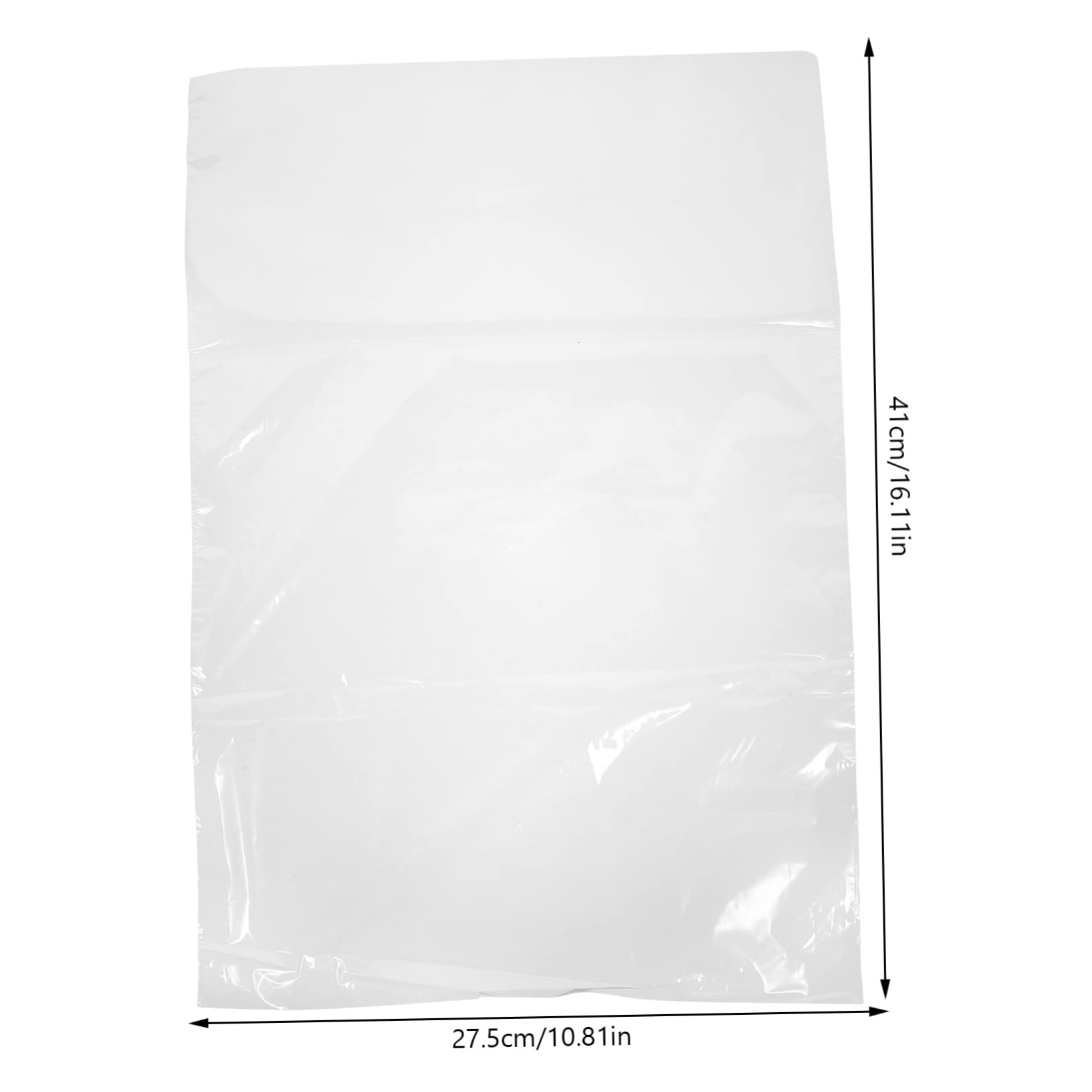 HOMOCONO 100pcs Heat Shrinkable Film Shrink Wrap Bags Packaging Film Heat Shrink Bags Crafts Sealing Bags Heat Shrink Wrapping Bags Shrink Film Bags Heat Shrink Film Wrap PVC Transparent