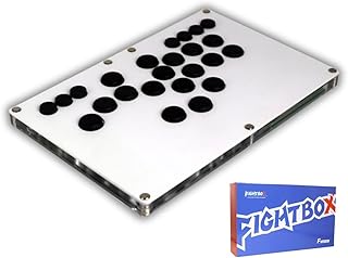 【FightBox公式】 FightBox ファイトボックス B-PRO PCプレイステーション PS3 PS4スイッチ Switch 対応 全ボタン レバーレス アーケード ファイティング スティック ヒットボックス 格闘ゲーム アケコン コントローラー ホットスワップ対応 キースイッチ SOCD対応 日本語マニュアル付き