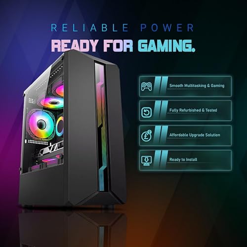 XYRAMAX Gaming PC Tower for Gamers - Intel Core i5 3 Gen, 8GB Ram, 128GB SSD, 1TB HDD, GT 1030 2GB Graphic Card - Prebuilt Gaming Desktop Tower With Cooling Fans for Stream, Edit & Multitask - Image 3