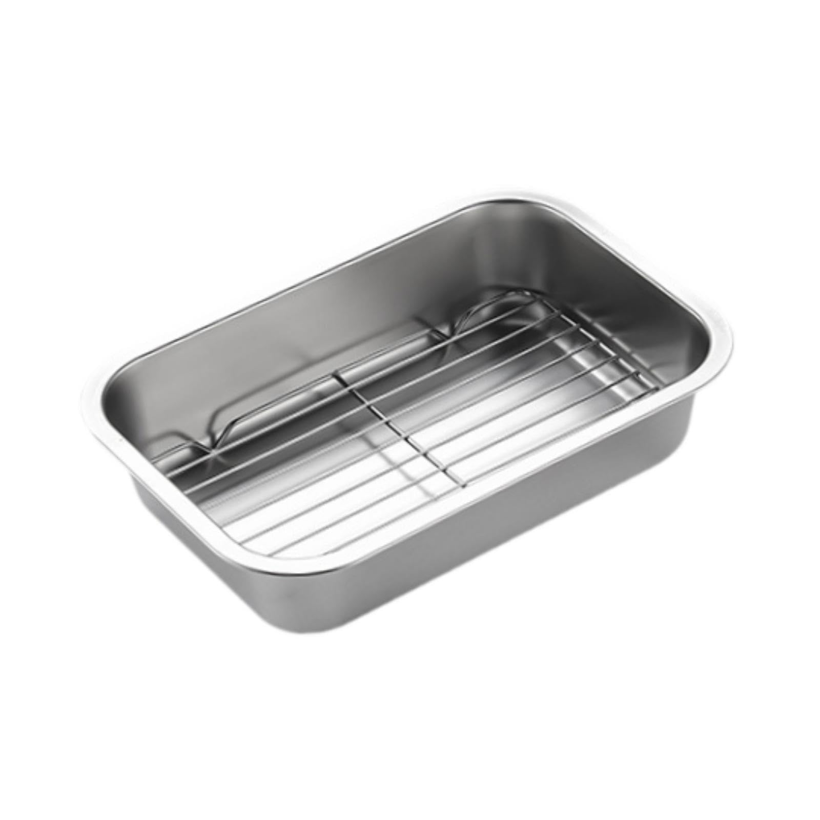 Bandeja para hornear con rejilla ideal para servir aperitivos y cenas familiares