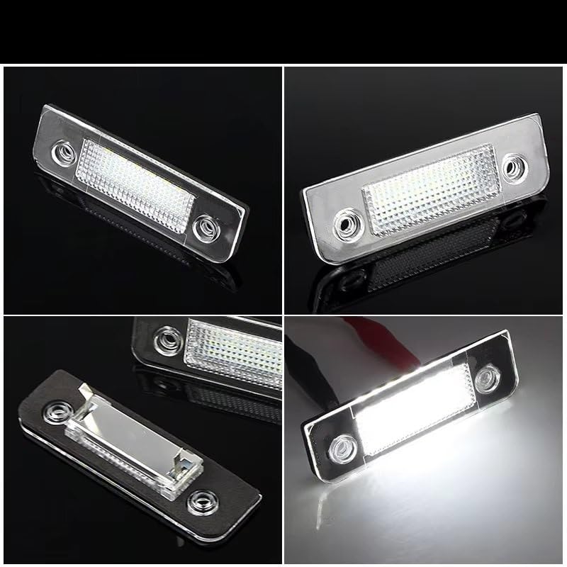 Luz de matrícula trasera lámpara de coche compatible con Ford Mondeo MK2 1996 4