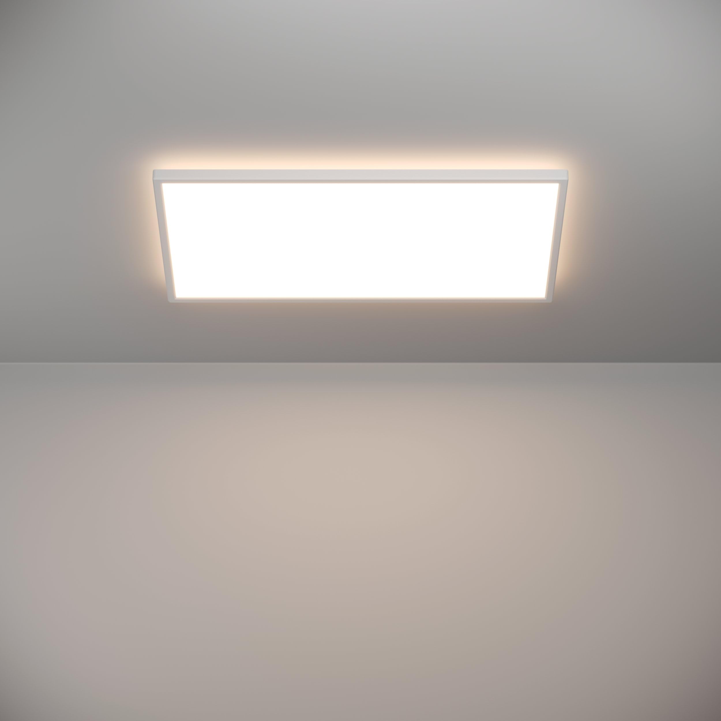 EGLO LED lampa sufitowa Rovito, okrągła lampa łazienkowa | sufitowa lampa łazienkowa z białego tworzywa sztucznego, oświetlenie sufitowe ciepłe i zimne światło, IP44, 57x30 cm