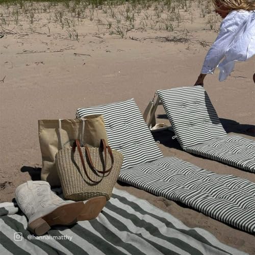 Chaise de plage inclinable Sunnylife avec matelas de qualité supérieure - 7
