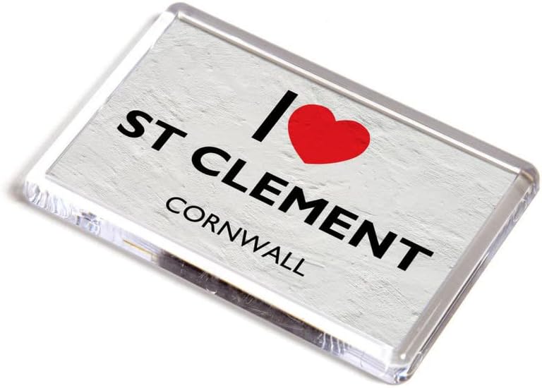 FRIDGE MAGNET - I Love St Clement, Cornwall