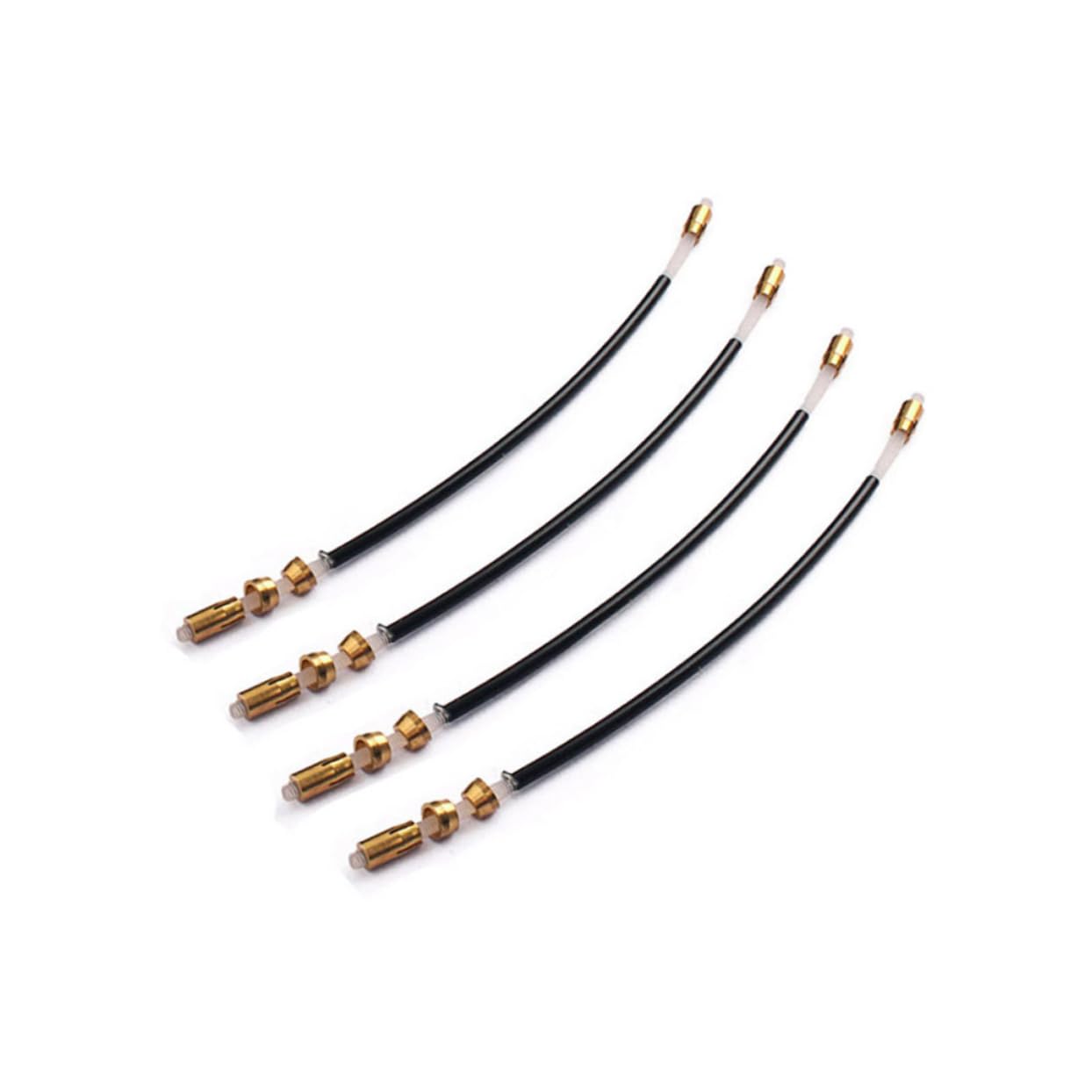Yardwe 4pcs Violin Tailgut Tailcord Durable Nylon End Rope for Violin Accessories Replacement Parts Easy to Use Black