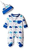 Offspring - Baby Apparel Baby Boys' Whale Footie