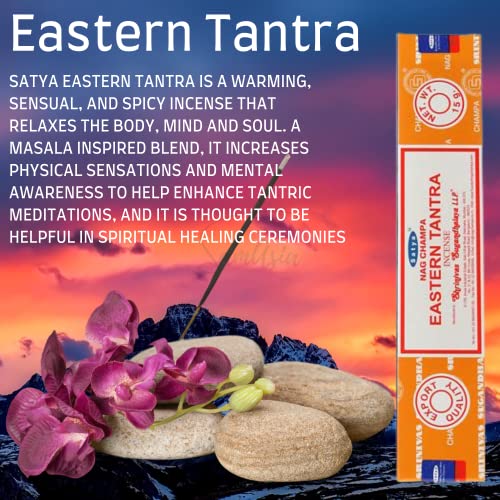 Satya Nag Champa Eastern Tantra Incense Sticks - Image 2
