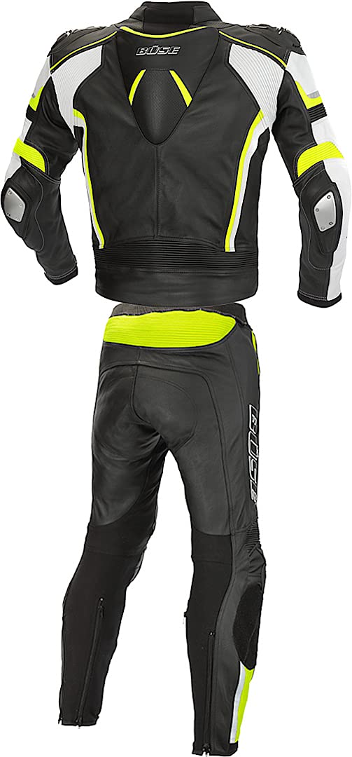Büse Mille Dwuczęściowy skórzany kombinezon motocyklowy, czarny/biały, 62