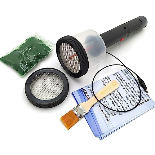 Aplicador de flocado de hierba estática ABS HUIOP mini para maquetas de mesa de arena 2