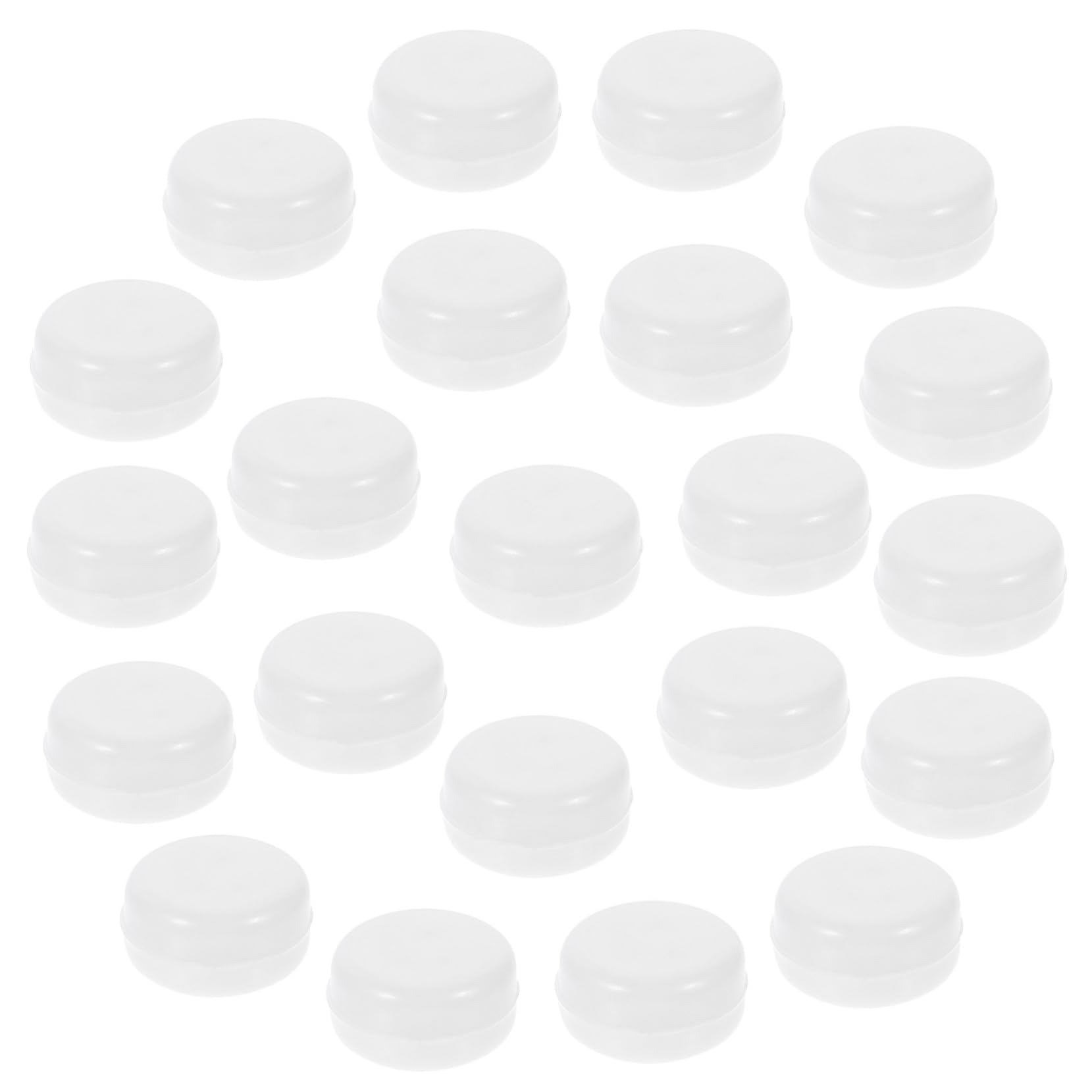 NUOBESTY 2sets Plastic Ring Boxes Rattle with Squeaker Inserts for Dolls Smooth and Durable Plastic Bell Box for Playthings 100pcs*2