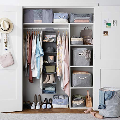 Image of AmazonBasics Hanging Closet Shelf, 6-Tier