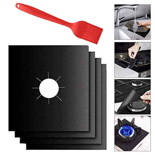 DaMohony Kachel Beschermers Keuken Kookplaat Beschermer Mat Makkelijk Schoon Te Maken Gasfornuis Beschermer Mat Met… - Image 6