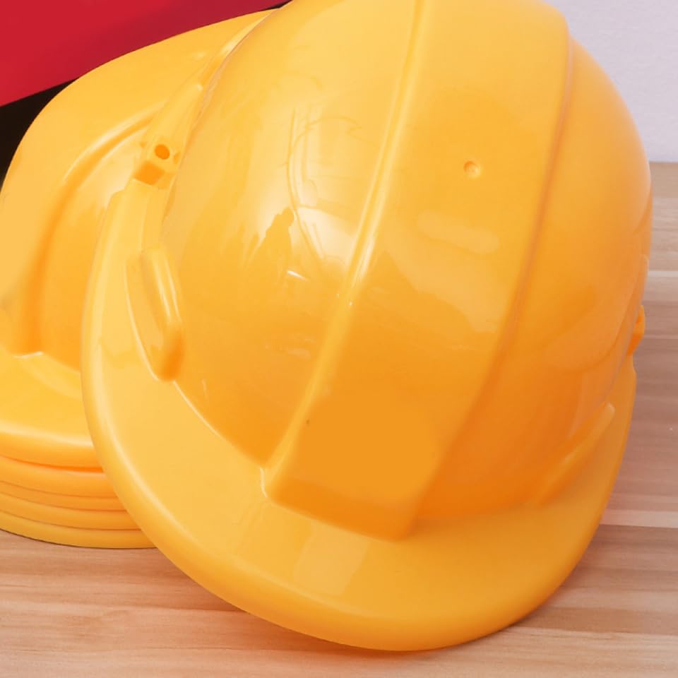 OATIPHO Kids Construction Hard Hat 8.46 Inch Simulation Safety Helmet Educational Role Play Toy 6 Pack for Child Creativity and Development - Image 3