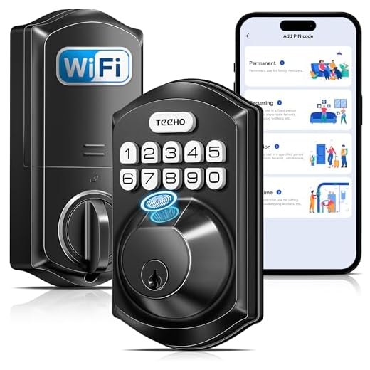 TEEHO Smart WiFi Fingerprint Door Lock