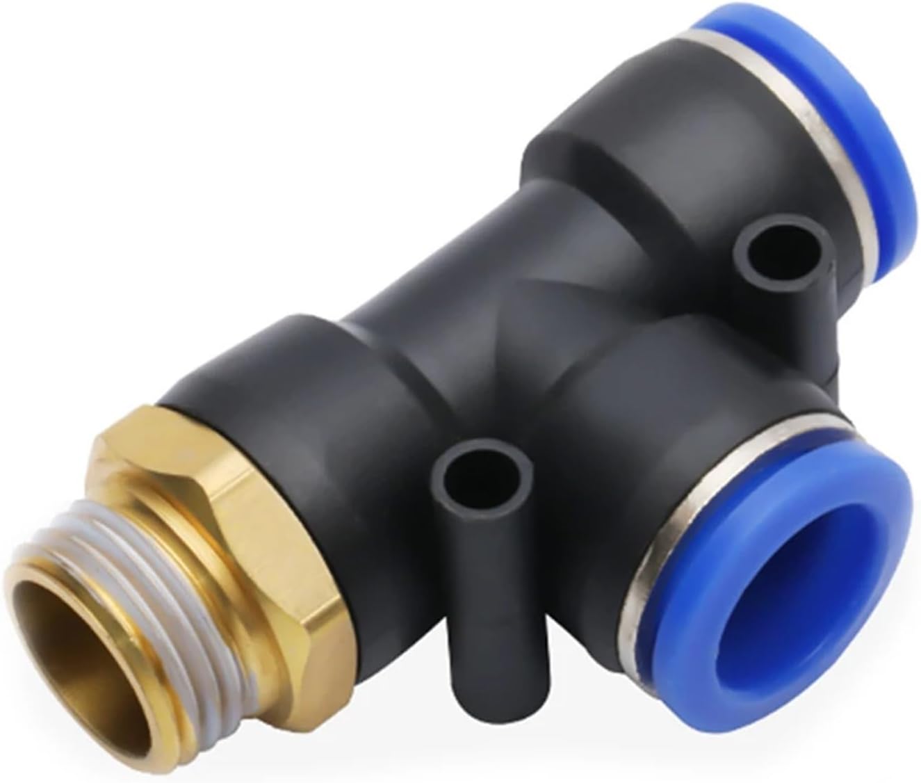 1pc Pneumatic Connector PU Hose Air Pipe 4 6 8 10 12mm Brass External Thread BSPT M5 1/8 1/4 3/8 1/2 Air Compressor Accessory PD8-02(PD6-03)