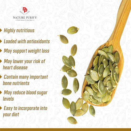 Image of Nature Purify Pumpkin Seeds 1 kg - for Eating | Protein Rich Seeds | Healthy Diet Snacks | Rich in Protein