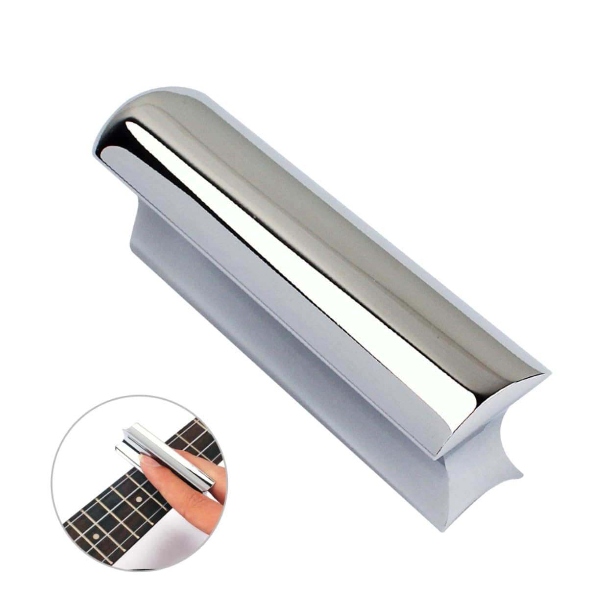 BESTonZON Hawaiian Guitar Slide Solid Stainless Tone Bar for Professional Guitar Players