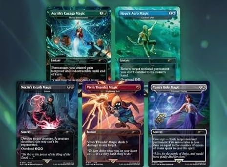 lorcana card back sleeves Amazon.com: Magic the Gathering Secret Lair x Final Fantasy: Grimoire  (English)