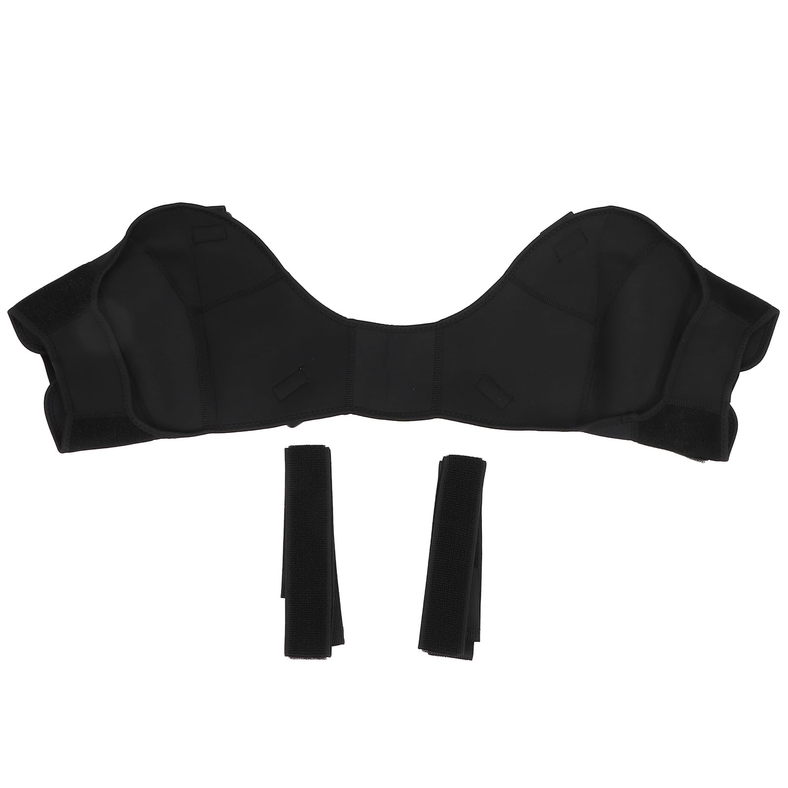 Brrnoo Bandage D'épaule élastique Ceinture D'épaule, Double Soutien D'épaule Protecteur D'enveloppe D'épaule Attelle de Bandoulière pour la Randonnée en Plein Air Sports de Levage pour la(M)