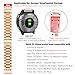 Abanen Stainless Steel Watch Bands for Garmin epix Pro 42mm / Fenix 8 43mm / Fenix 7S / 6S /5S, 20mm Quick Fit Metal Adjustable Replacement Wristband Strap for Garmin Descent MK2S / Instinct 2S (Rose Gold)