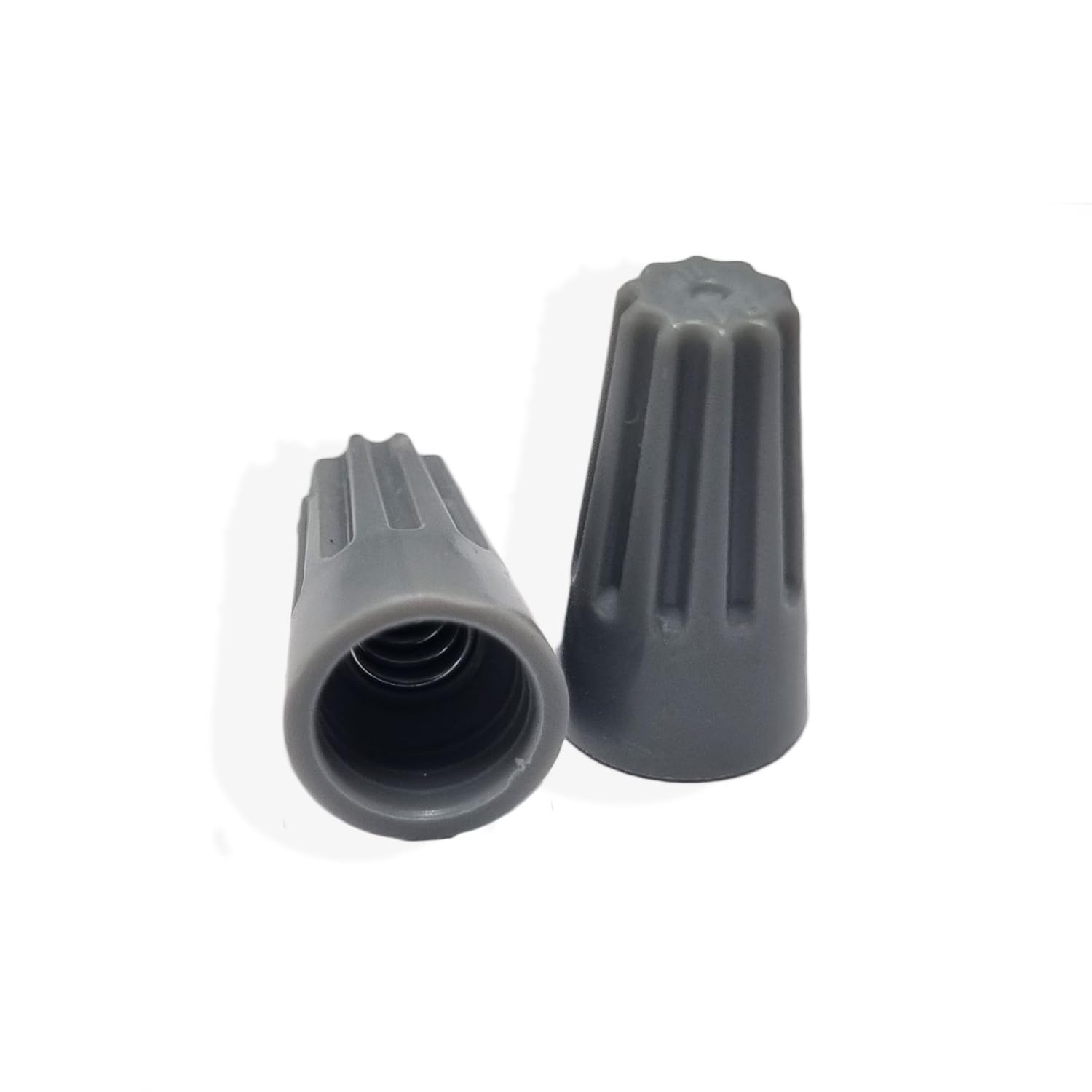 GLOBOMOTIVE Electrical Wire Connectors with Spring Insert Twist Nuts Connector Caps, P1 Grey,Pack of 20-image-31