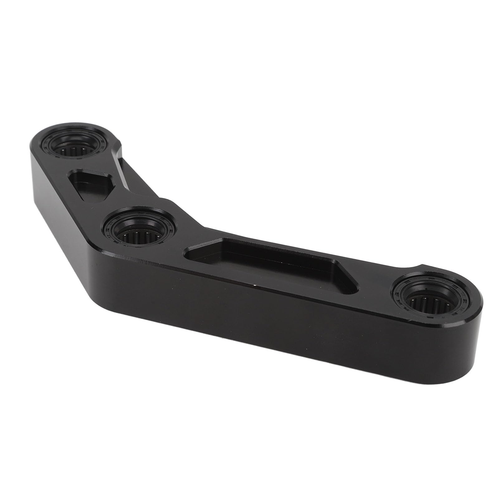 aqxreight Link di abbassamento posteriore in lega di metallo per moto, compatibile con MT07 YZF R7 2014 2024 ad alta velocità e stabilità (nero)