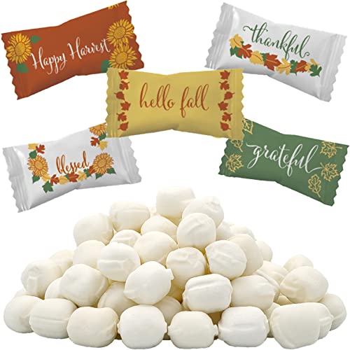 Autumn Buttermints, Mint Candies, After Dinner Mints, Butter Mint Candy, Fat-Free, Kosher Certified, Individually Wrapped (55 Pieces)