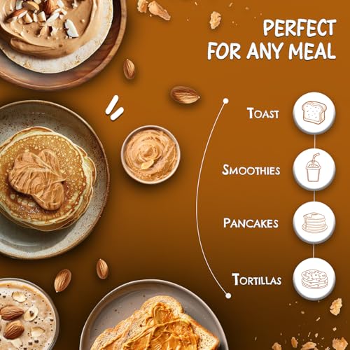 Image of BONI Speculoos Caramelised Biscuit Spread 400g | Crunchy Cookie Butter Style | Belgian Style Vegan Dessert Topping for Bread, Toast, Waffles & Pancakes