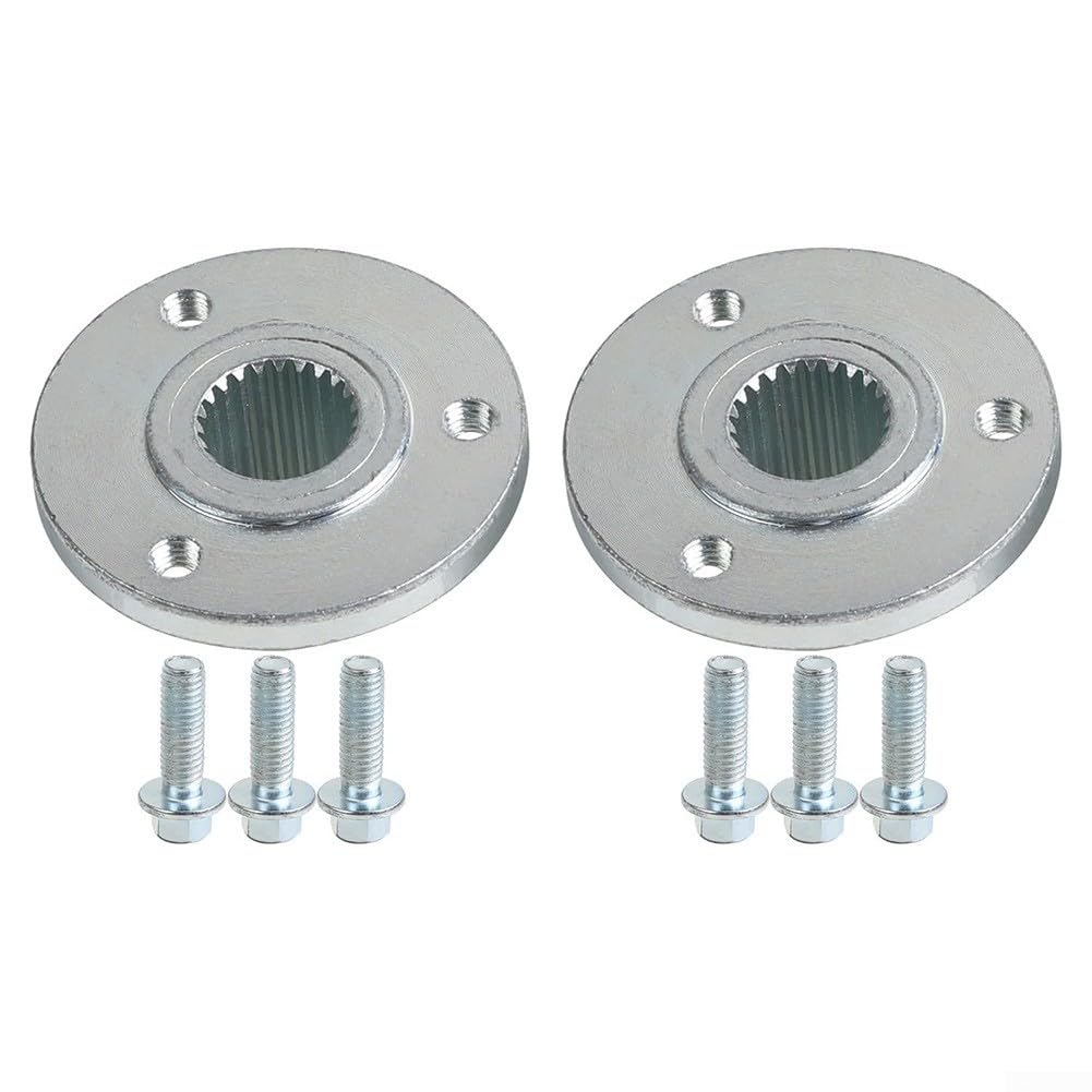 3 goujons 24 mm 23T SplineE roue arrière moyeux en alliage d'acier robuste remplacement direct pour ATV pour Quad Buggy Go Kart 50 mm Montage 70 cc à 250 cc