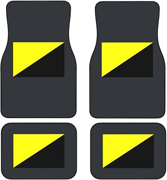 Ancap Flag Floor Mats for Cars, All-Weather Car Mats, Fit Automotive Floor Mats for Cars Trucks SUV, Universal Floor Liner Car Accessories