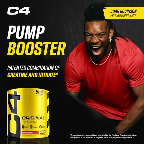 Cellucor 103739 C4 Original Pre Workout Powder Fruit Punch | Vitamin C For Immune Support | Sugar Free Preworkout Energy For Men & Women thumb #5