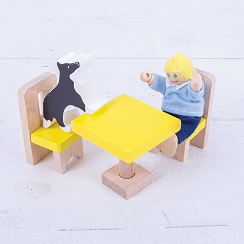 Muñecas Familia de Madera Heritage Playset Bigjigs Toys miniatura 6