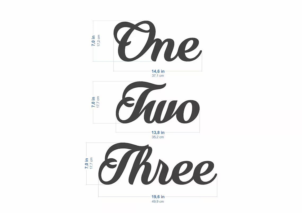 American Elm One Sign WPC Baby Milestone First Birthday Decor Number One Cake Smash Photo Prop Nursery Wall Décor 3