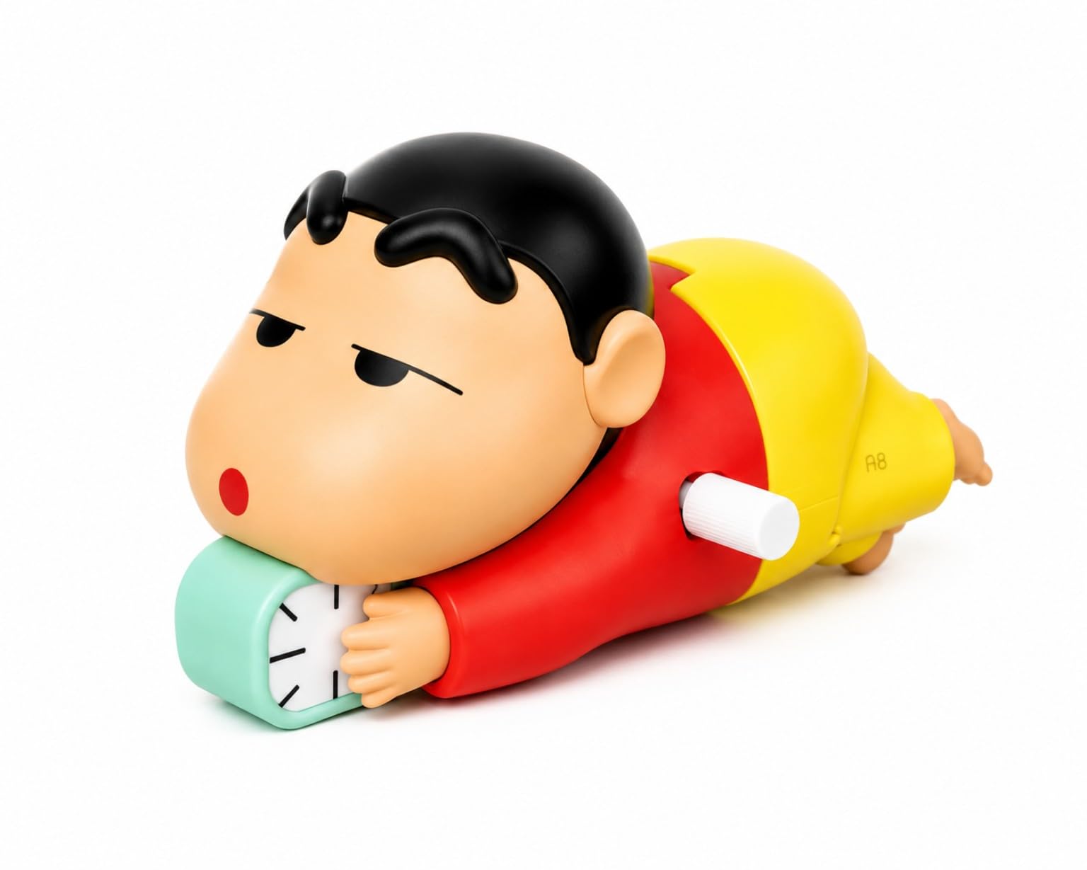 Reyansh HUB Trending Premium Shin- Chan - Moving Toy Wind-Up Crawling Toy,Free Paper Soap Bottle(Colour May Vary) Key Operated Movable Action Figure for Babies & Toddlers-image-5