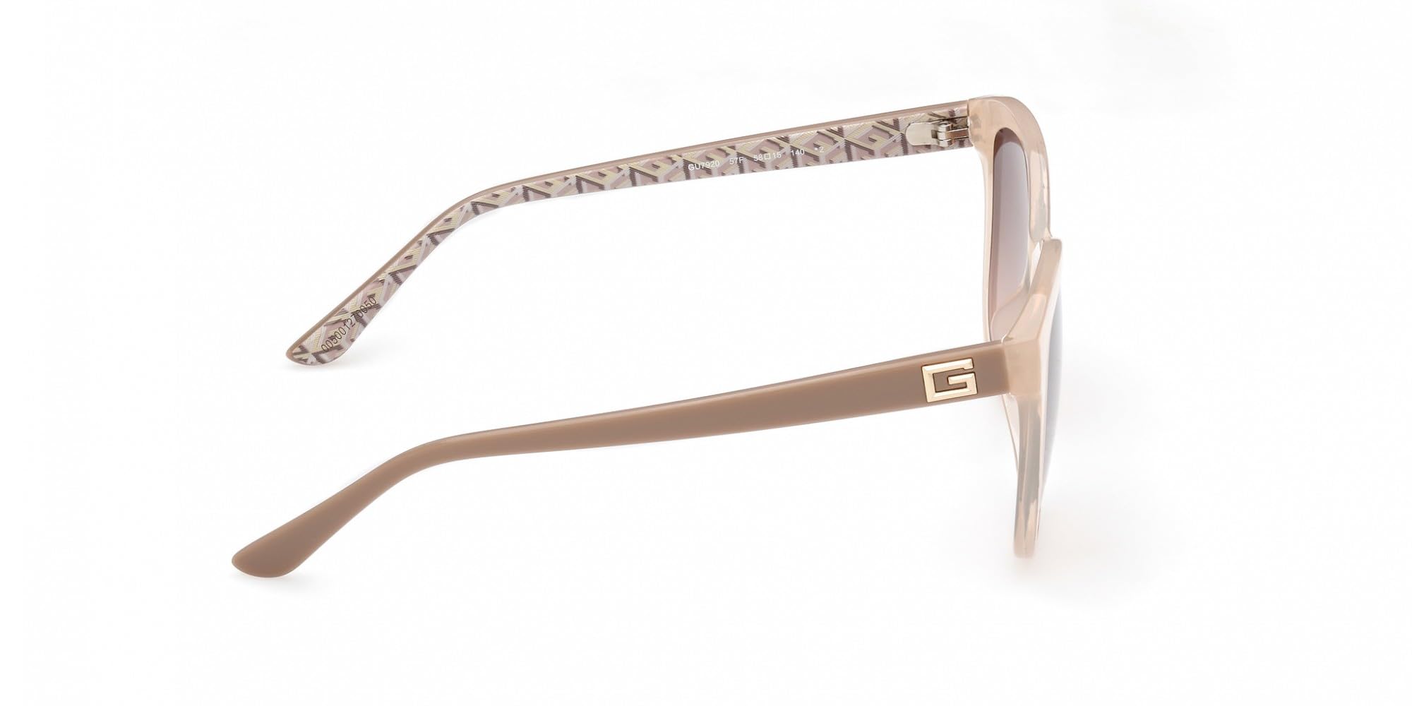 Gafa de sol Guess 7920 en color Beige Brillante 57F
