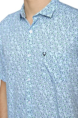 Image of Allen Solly Men's Printed Straight Shirt