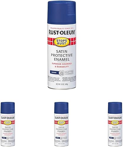 Vista 69 de Rust-Oleum 7776830 - Pintura en aerosol para prevención del óxido, 12 onzas, negro plano