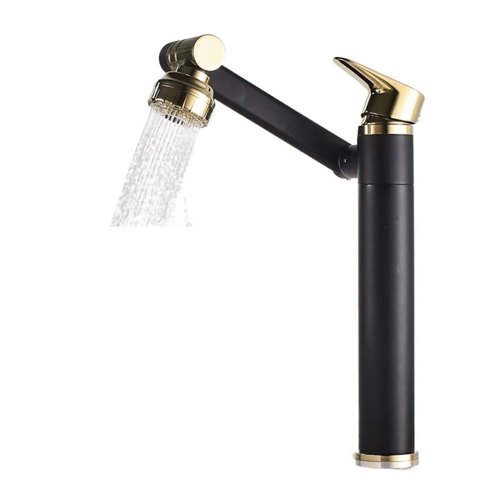 Grifo de agua giratorio 360 grados con sistema a prueba de salpicaduras para fregadero