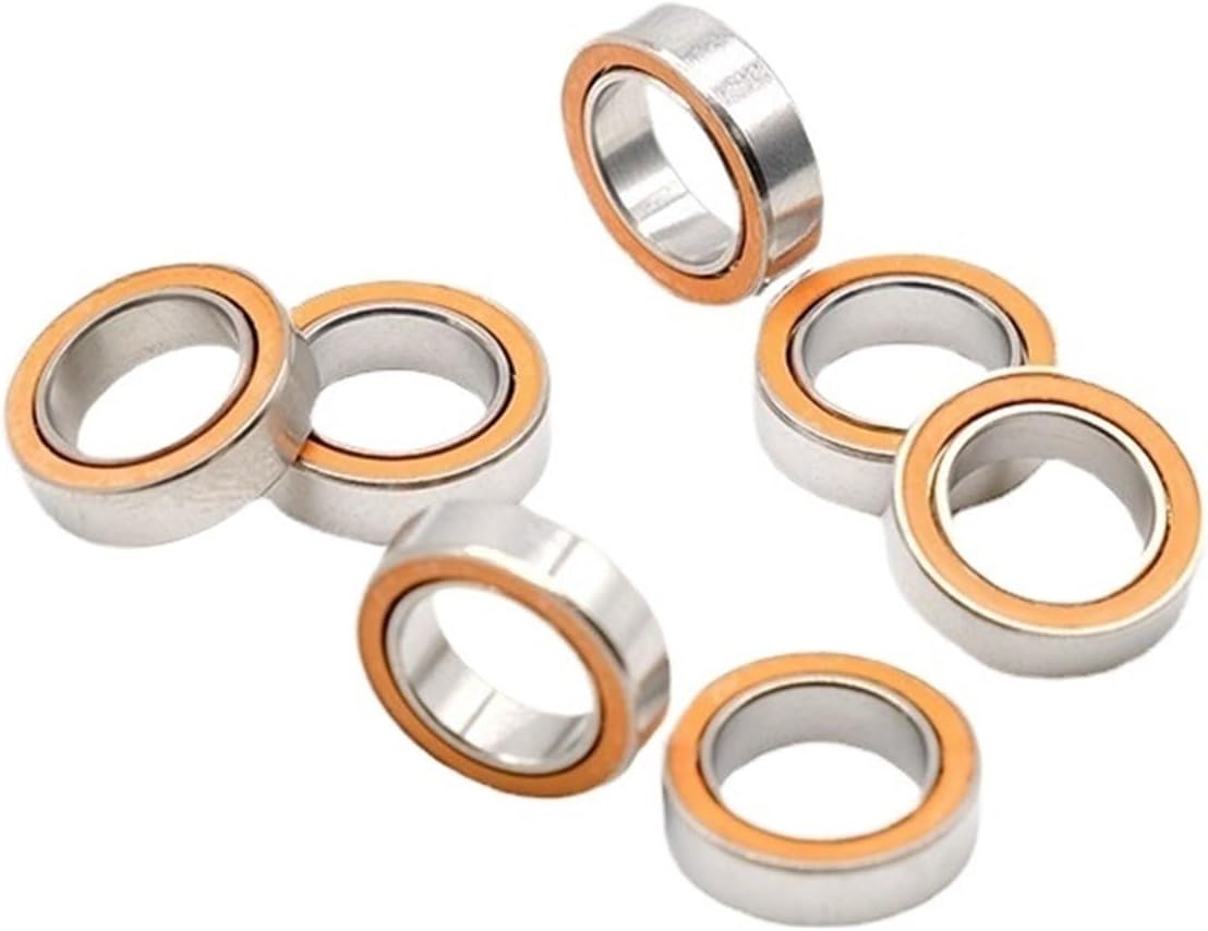 SMR117 2RS Fishing Gear Fishing Reel Bearing 7 * 11 * 3mm Stainless Steel Mixed Ceramic Bearing