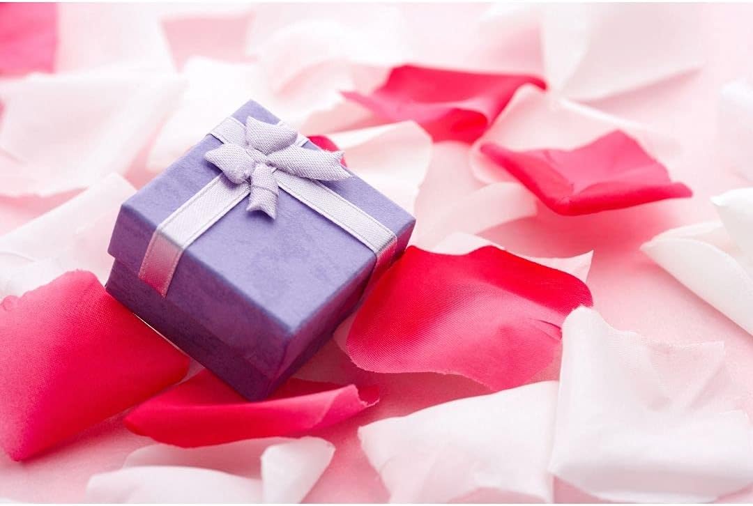 Round Genuine Amethyst 8 mm Stud Earrings in 14K White Gold - Image 3