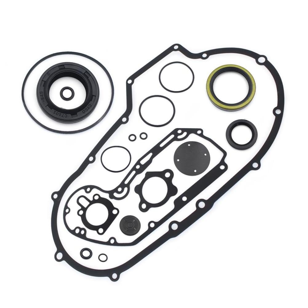 Accesorios de embrague de motocicleta Kit de junta de cubierta primaria Compatible con Sportster 1200 XLH1200 1989 2003