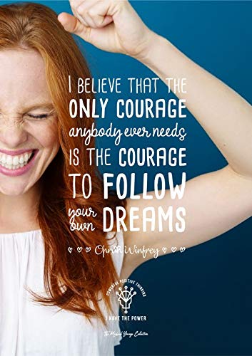Affiche métal inspirante de positivité pour retrouver confiance en soi