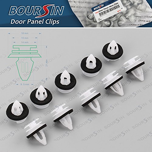 Clips panel puerta BMW E46 E90 X5, grapas techo interior y molduras compatibles 51411973500 3